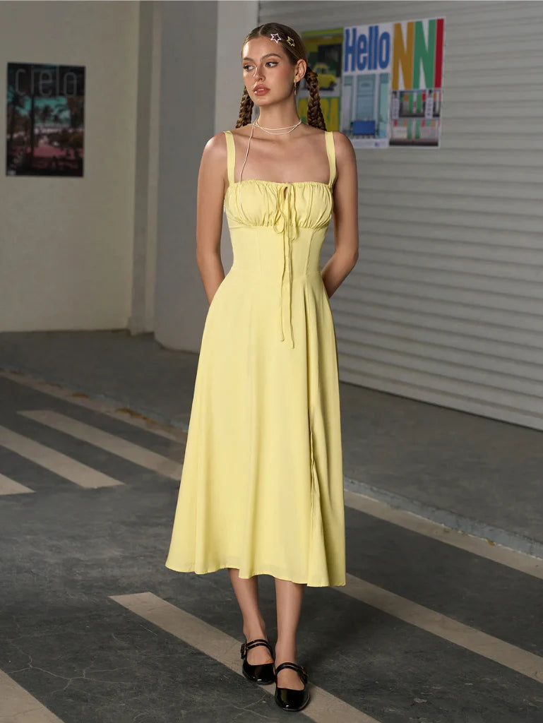 PARIS BOUTIQUE | Robe de plage Jaune