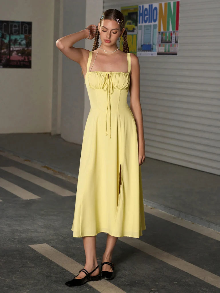 PARIS BOUTIQUE | Robe de plage Jaune